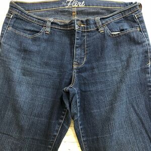 Fun & Flirt Dark Blue Straight Leg Jeans